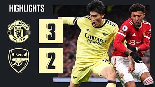 HIGHLIGHTS | Manchester United vs Arsenal (3-2) | Premier League | Smith Rowe, Odegaard