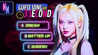GUESS THE KPOP SONG in 3 SECONDS | KPOP QUIZ | KPOP KNOWLEDGE 2024