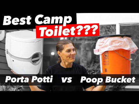 Best Camp Toilet? Porta Potti vs 5 Gallon Poop Bucket