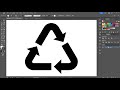 How to Draw a Recycle Symbol in Adobe Illustrator