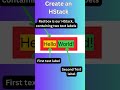 Create an HStack in SwiftUI with example