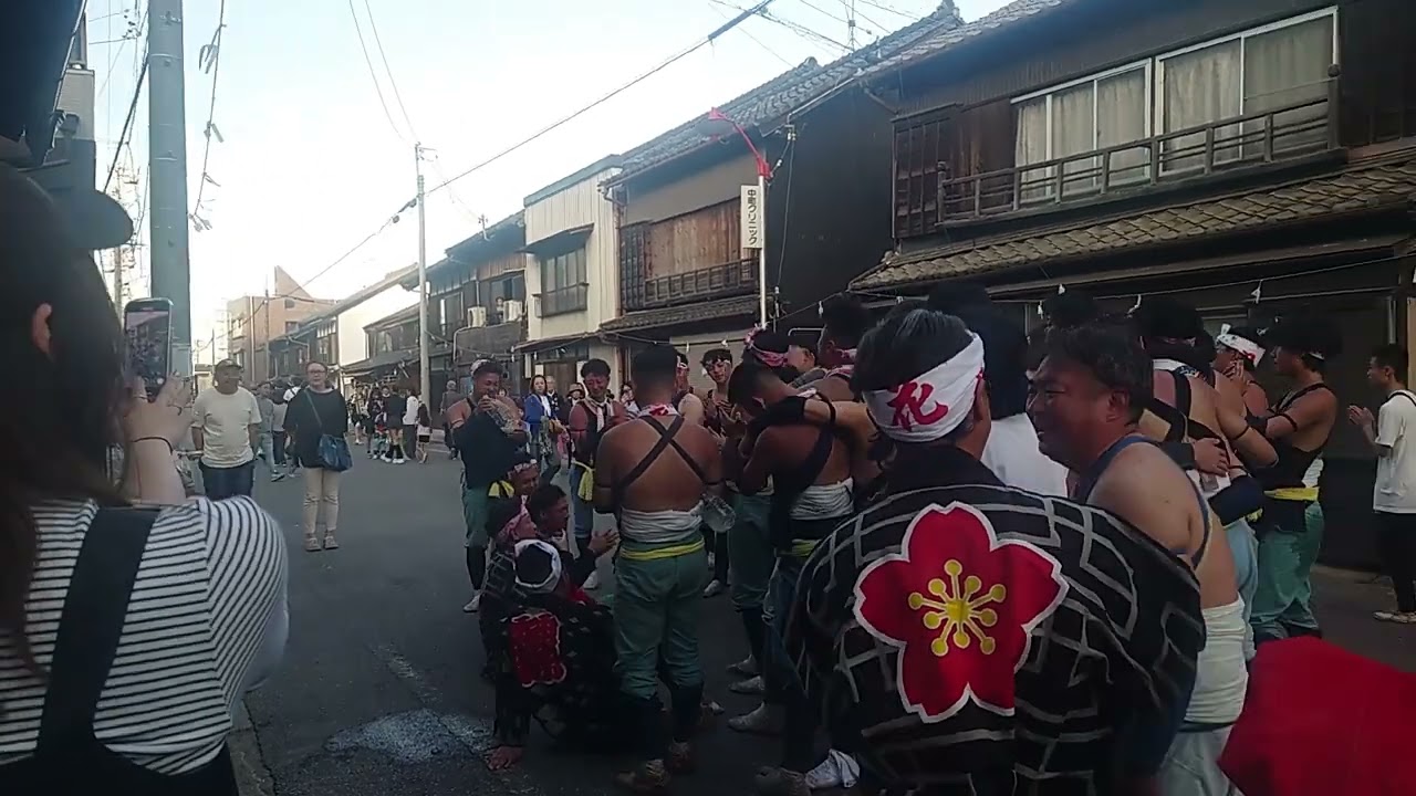 2024年 5月4日 半田市 亀崎潮干祭 後の日 6 若衆による伊勢音頭1