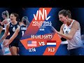 USA vs. NED - Highlights Week 2 | Women's VNL 2021