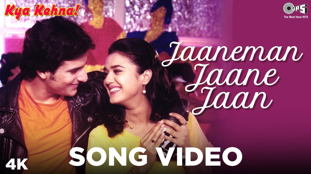 Jaaneman Jaane Jaan Song Video   Kya Kehna  Saif Preity  Chandrachur  Alka Yagnik Sonu Nigam