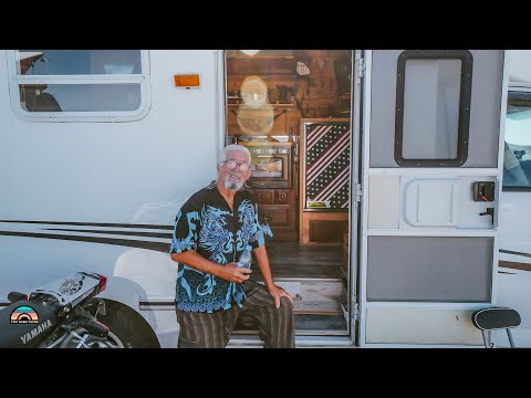 Self Built Camper Van - Retired Life
