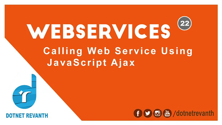 Calling Web Service Using JavaScript Ajax || Part-22