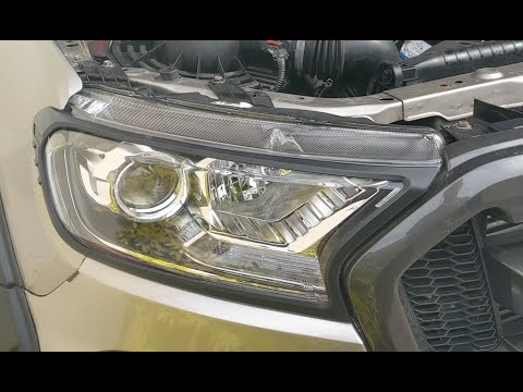 Ford Ranger headlight up down adjustment on headlights 2015 and up