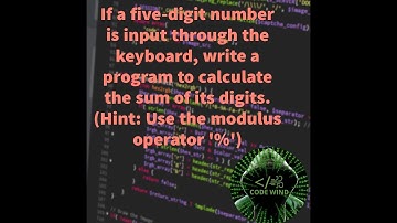 Program  to calculate sum of digits of a number using C