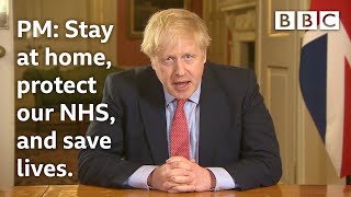 Coronavirus: PM Boris Johnson's lockdown statement @BBCNews - BBC