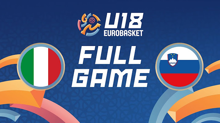 Group Phase | Italy v Slovenia | Full Basketball Game | FIBA U18 Women's EuroBasket 2025