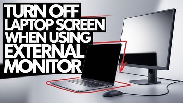 How to Turn Off Laptop Screen When Using External Monitor