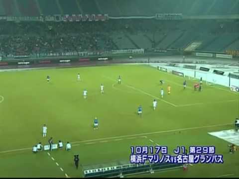 Dragan StojkoviÄ, Head Coach at Nagoya Grampus Eight, scores a stunning 40 yard goal from inside the dug-out box and the referee then sent him to the stands. In his playing career the Yugoslavian Legend had played for Marseille before being managed at Nagoya by Arsene Wenger playing along side Gary Lineker.