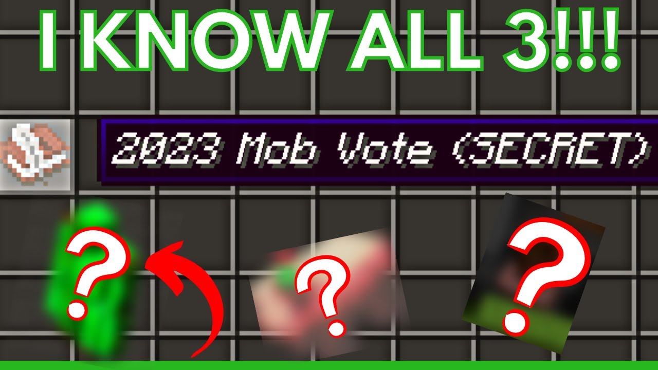 UPDATE: Winner] Minecraft Live Mob Vote 2023: New Mobs, How to