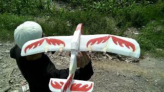 Rc Plane Abbott - Homemade Rc Plane - New Wigs Shape - Xk 07 Rc Plane - Rc Plane Make It -Slow Flyer
