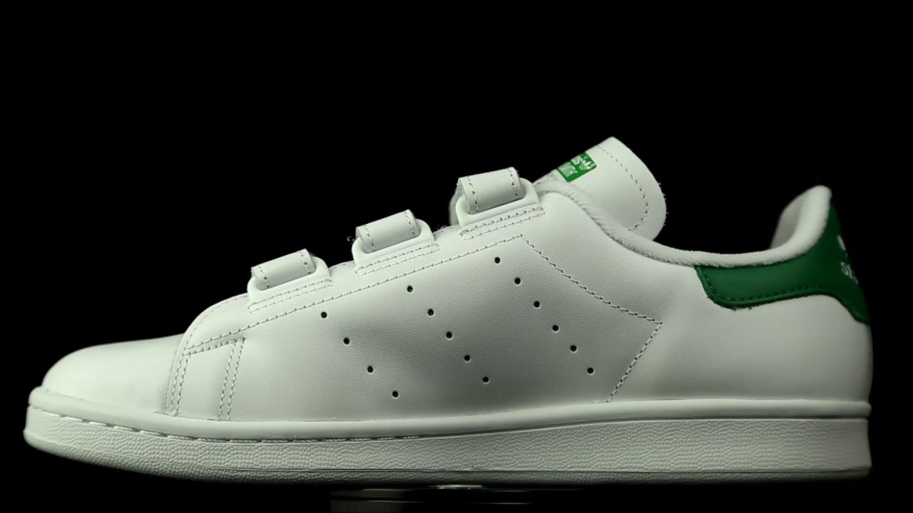 Originals Stan Smith blanco-verde con - YouTube