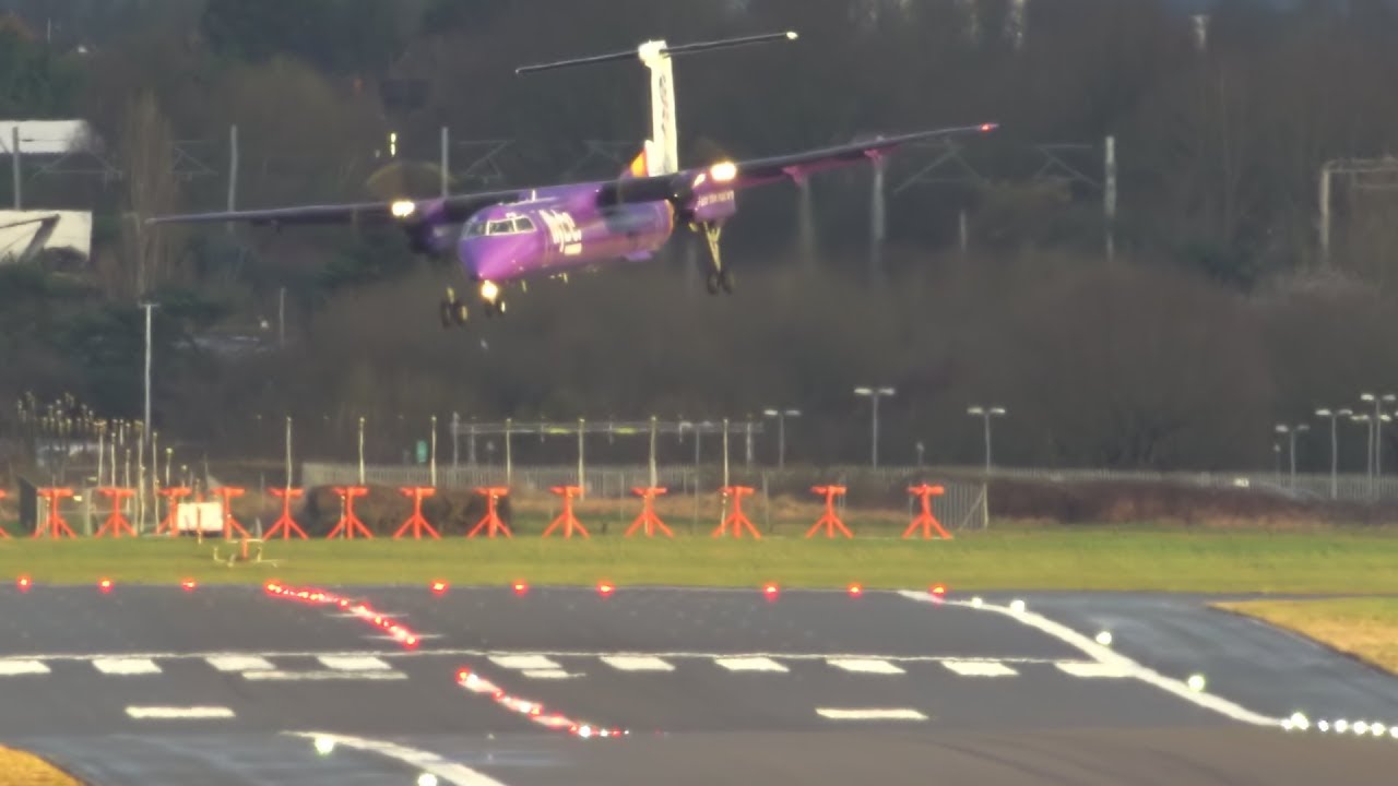 A380 Lands Sideways In Extreme Crosswind