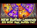 Buffalo Legends Edition Slot Machine - BIG WIN Free Spins Bonus in NEW Aristocrat Legends slot!