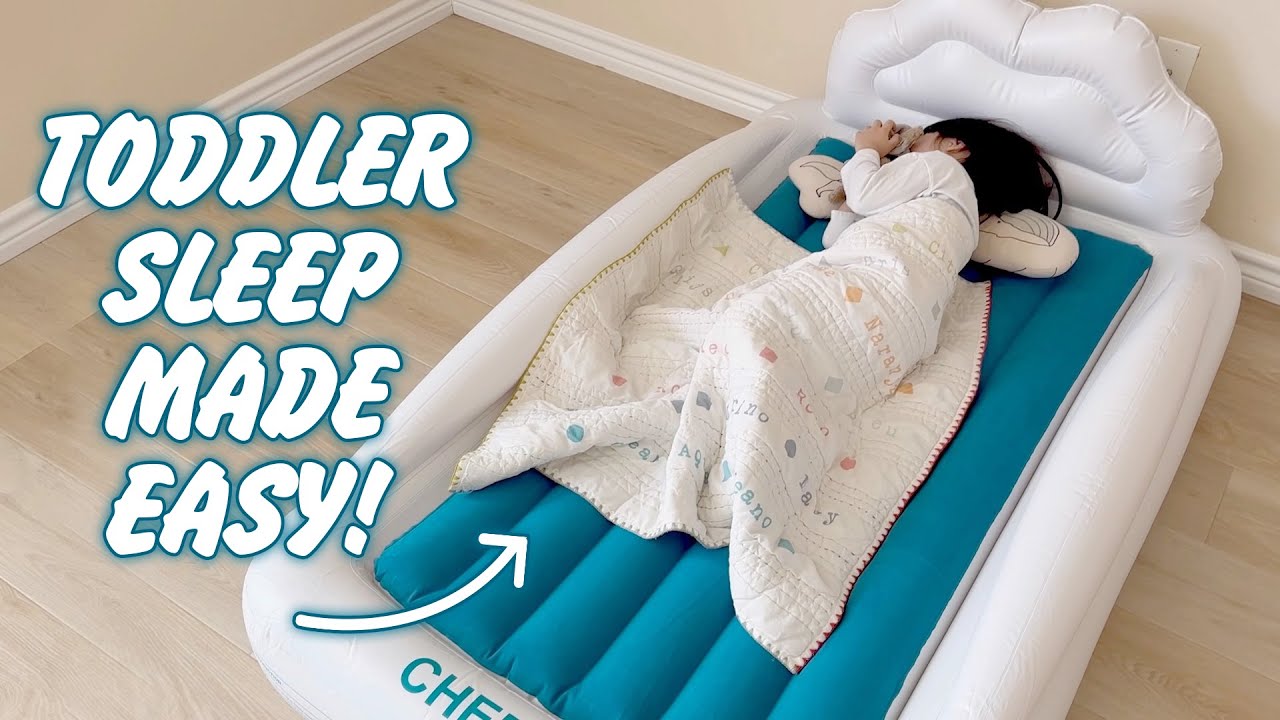 QUICK LOOK: Toddler Air Bed with Pump - Perfect Anywhere! - YouTube
