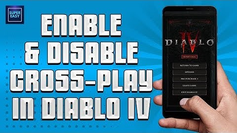 How To Enable & Disable Cross-Play In Diablo IV || QUICK & EASY