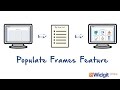 Widgit online  populate frames