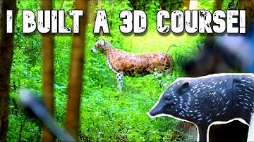 I BUILT AN ASA ARCHERY 3D COURSE! (3D Archery)