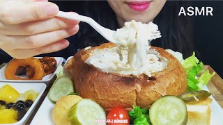 ASMR Pane Cream Pasta & Mango Salad RealSound Eating Show MukBang 빠네크림파스타 망고샐러드 리얼사운드 먹방