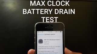 iOS 12.2 Beta 2 BATTERY TEST