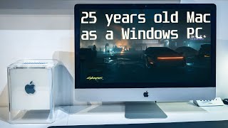 How to turn a 25 years old Mac G4 Cube into a Windows PC