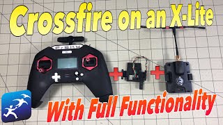 TBS Crossfire on a FrSky X-Lite Installation?  No Problem