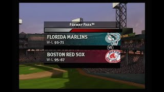 MVP Baseball 2004 (GameCube) Marlins vs Red Sox