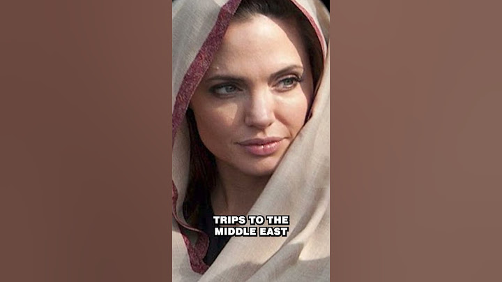 Angelina Jolie Seen Wearing A Muslim Hijab #shorts