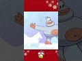 Om Nom Learn Body Parts With Snowman #shorts #christmas