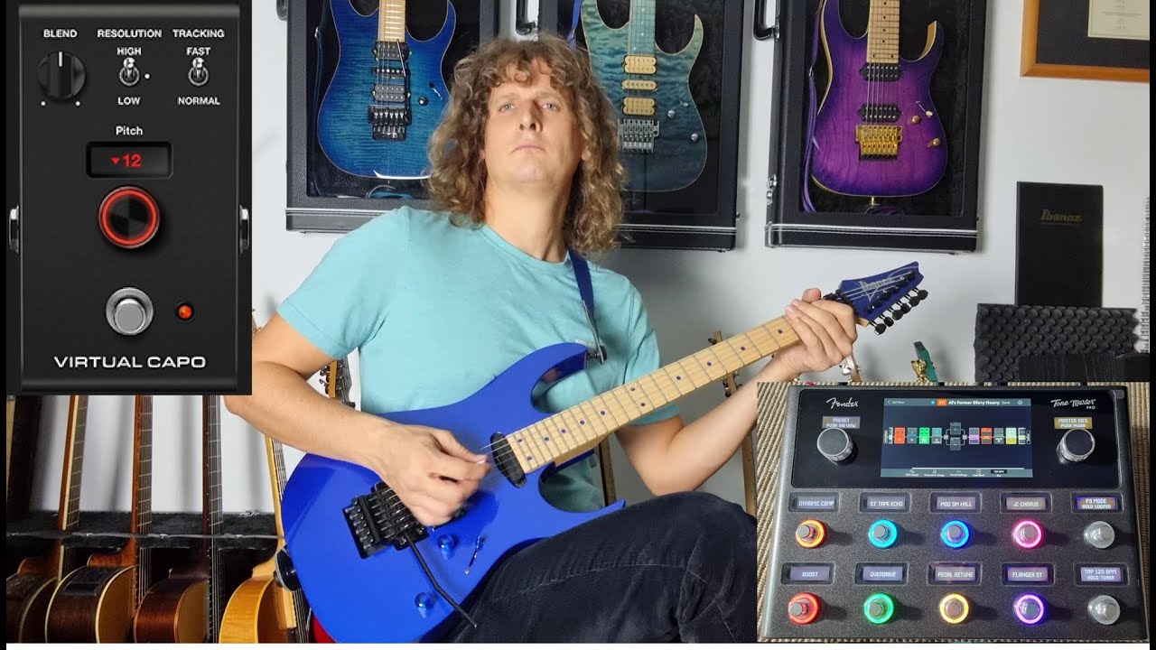 Testing the new Fender Tone Master Pro 'Virtual Capo'!