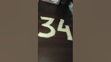 thirtyfour numbers | 34 numbers reverse video #shorts #youtubeshorts #reversevideo #viral #numbers