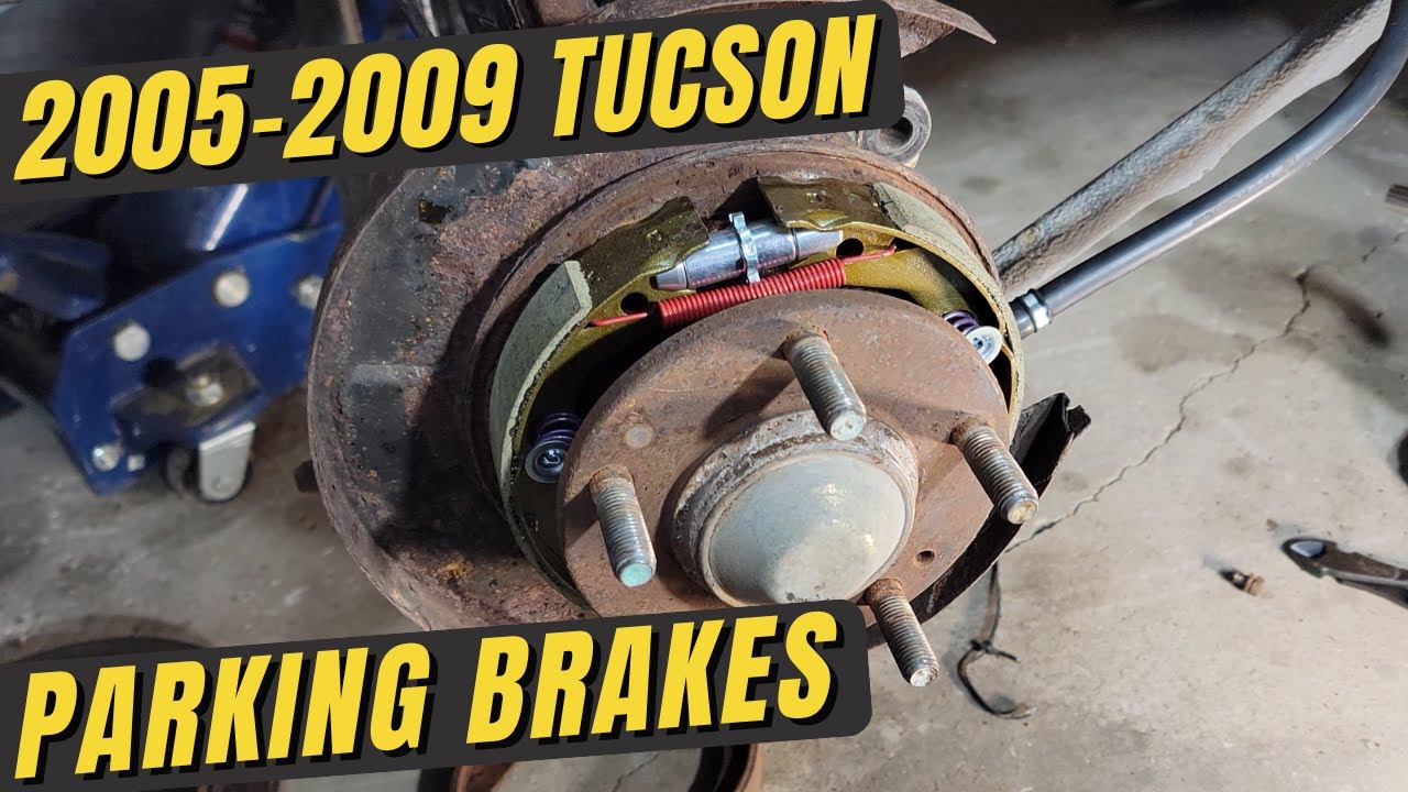Parking Brake Cables and Shoes Replacement | Hyundai Tucson 2005-2009