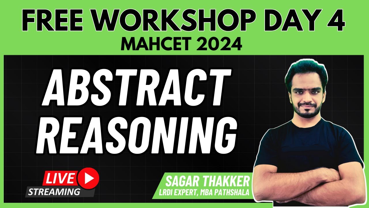 MAHCET 2024 | Previous Year Questions | Abstract Reasoning | Session 01 | Sagar Sir 