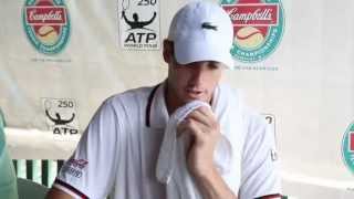 Isner Talks About Newport Win Over Van Der Merwe
