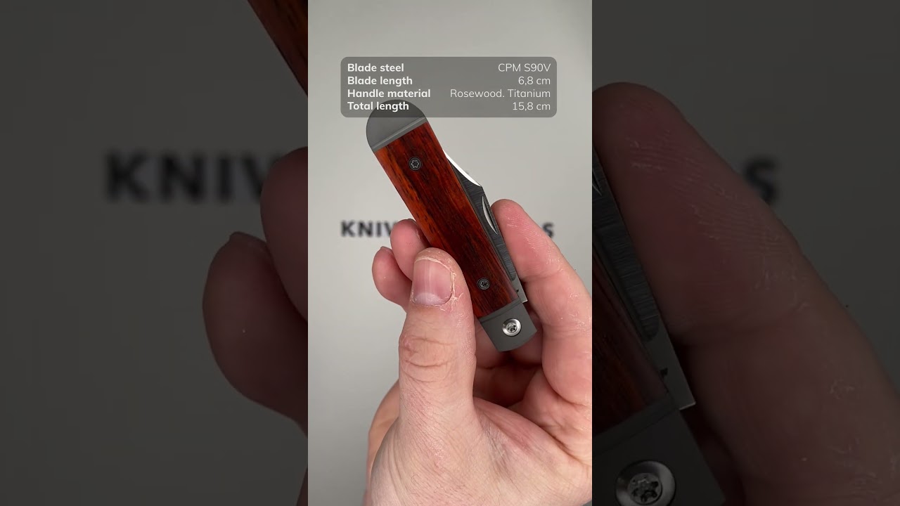 Jack Wolf Little Bro Jack LILBR-01-ROSE, Rosewood, slipjoint