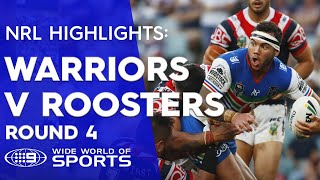 The sydney roosters host warriors at allianz stadium for easter
saturday football. nrl on nine is home of rugby league in 2018 so
stayed tuned mo...