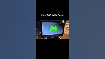 Xbox 360 Initial Setup #shorts