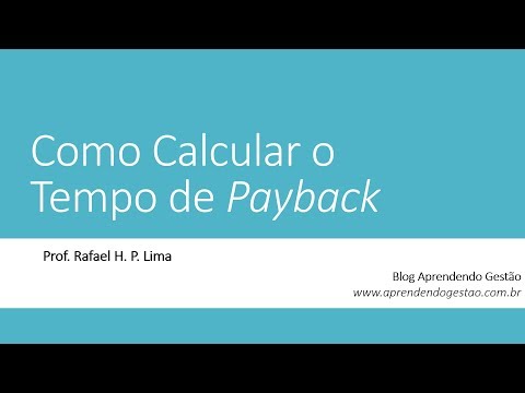 Tempo de Payback - Teoria + 2 Exemplos no Excel