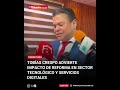 Tobías Crespo advierte impacto de reforma en sector tecnológico y servicios digitales