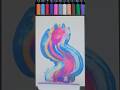 This Easy Art Trick Will Blow Your Mind!#fun #coloring #satisfying