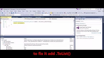 MVC -  Entity Framework -  JSON -  Fix Error -  Enumeration yielded no results