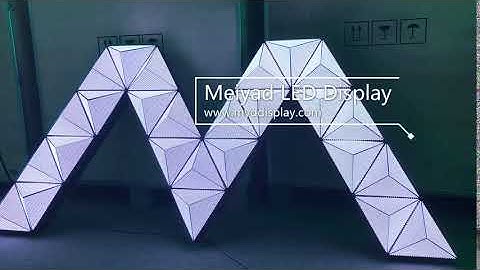 Meiyad triangle led display