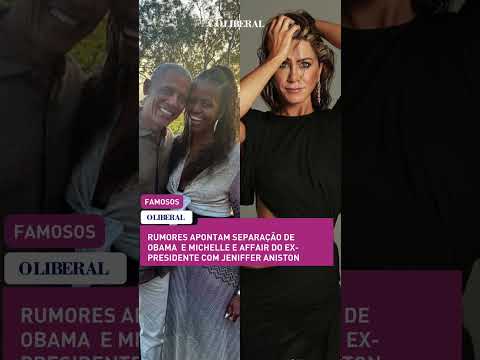 Rumores apontam separação de Obama e Michelle e affair do ex-presidente com Jeniffer Aniston