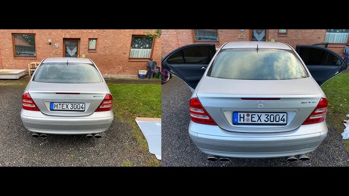 Solarplexius Auto Sonnenschutz für die Mercedes Benz C-Klasse  Scheibentönung einfach selber machen 