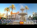 Mrida walking tour in 4k with animated map spain