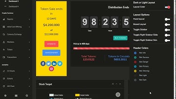 Crypto Ultimate Bootstrap Admin  Dashboard 3
