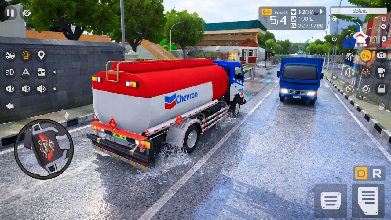 TRUCK SIMULATOR INDONESIA KELAS B TRUCK TANGKI MENGIRIM PERTAMAX TURBO KE PERTAMINA KOTA 